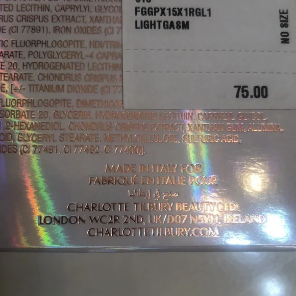 Charlotte Tilbury Glowgasm Lightgasm Light Medium Face Palette 15.2g NIB - Picture 12 of 13